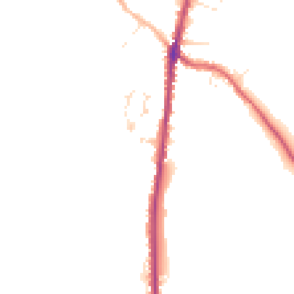 Daytime road noise heatmap for PL26 8PX