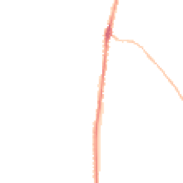 Night-time road noise heatmap for PL26 8PX