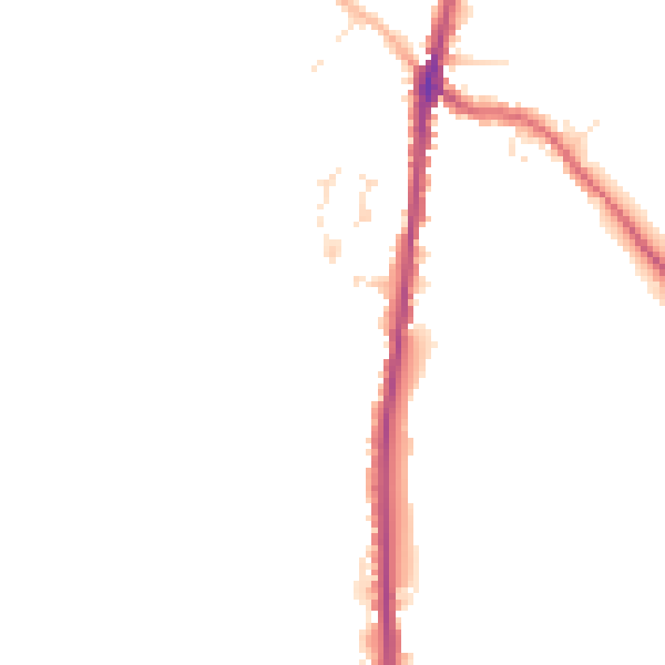 Daytime road noise heatmap for PL26 8PZ