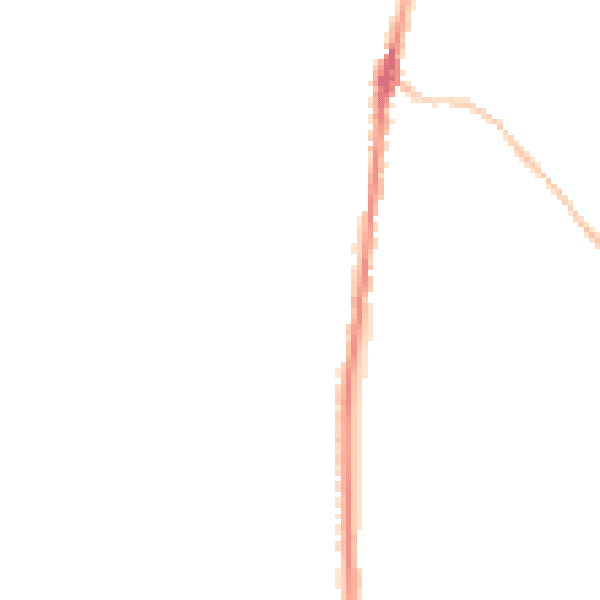 Night-time road noise heatmap for PL26 8PZ