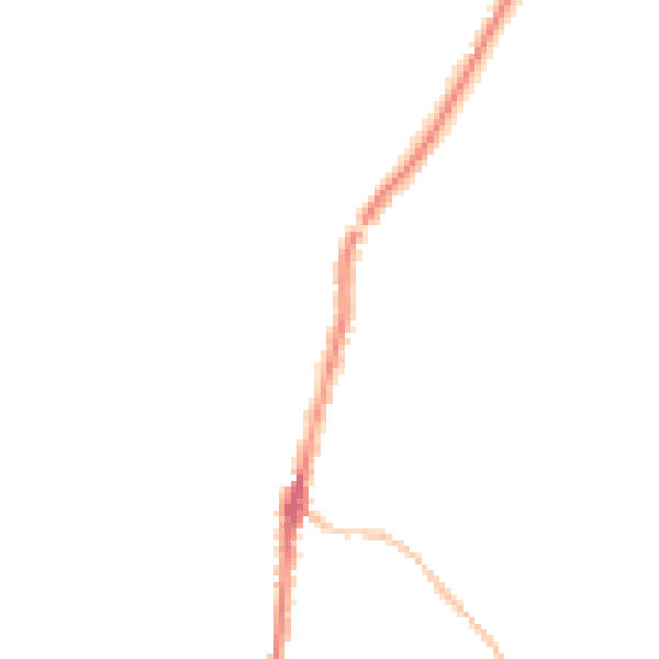 Night-time road noise heatmap for PL26 8QF