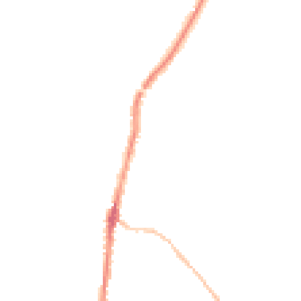 Night-time road noise heatmap for PL26 8QY