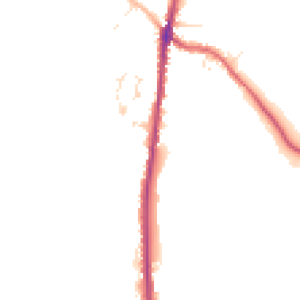 Daytime road noise heatmap for PL26 8RD