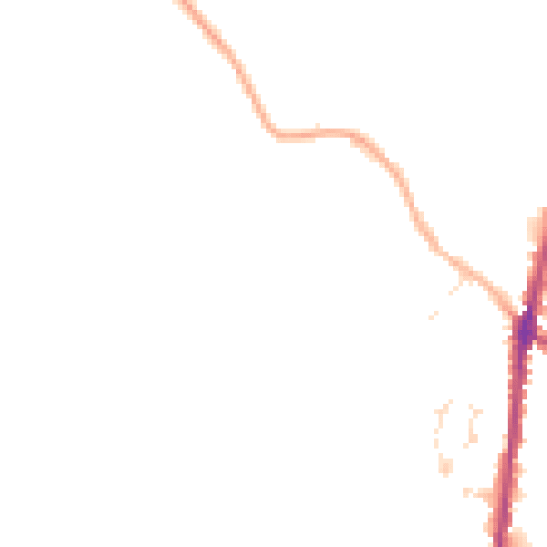 Daytime road noise heatmap for PL26 8RF