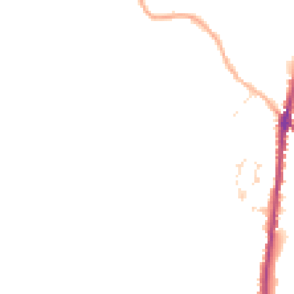 Daytime road noise heatmap for PL26 8RG