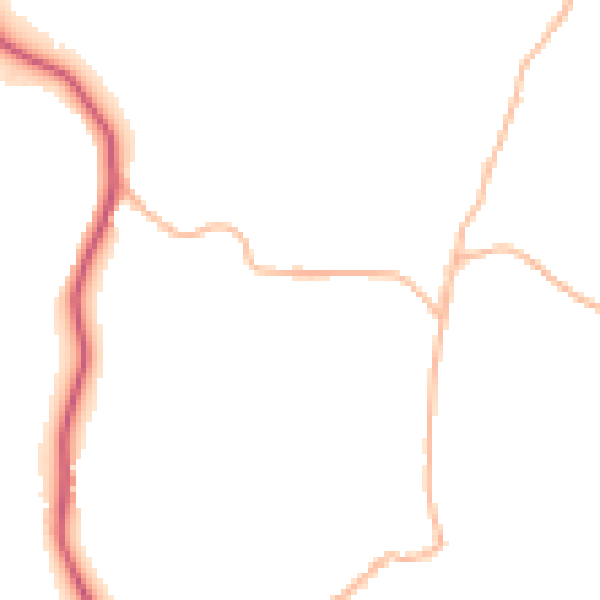 Daytime road noise heatmap for PL26 8RL