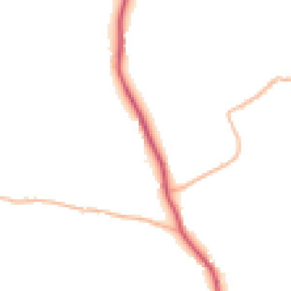 Daytime road noise heatmap for PL26 8TW