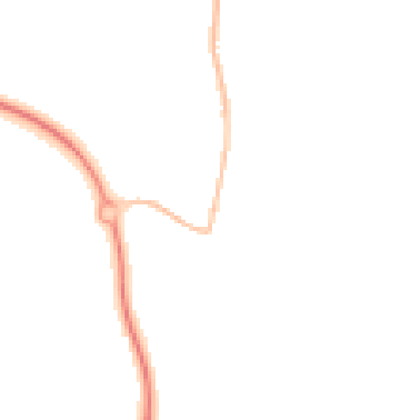 Night-time road noise heatmap for PL26 8TY