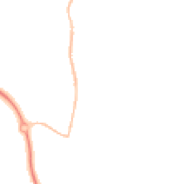 Night-time road noise heatmap for PL26 8TZ