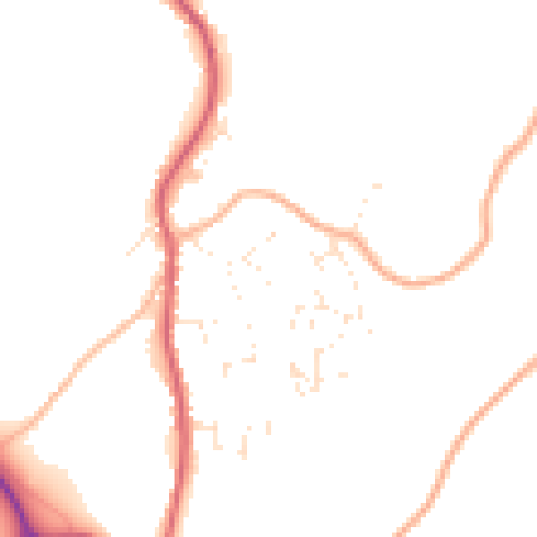 Daytime road noise heatmap for PL26 8UX