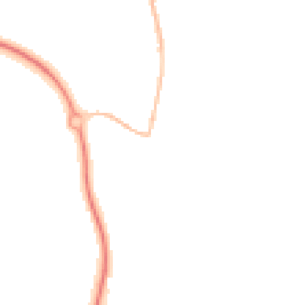 Night-time road noise heatmap for PL26 8WA