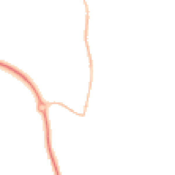 Night-time road noise heatmap for PL26 8WH