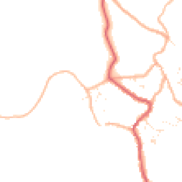Daytime road noise heatmap for PL26 8WL