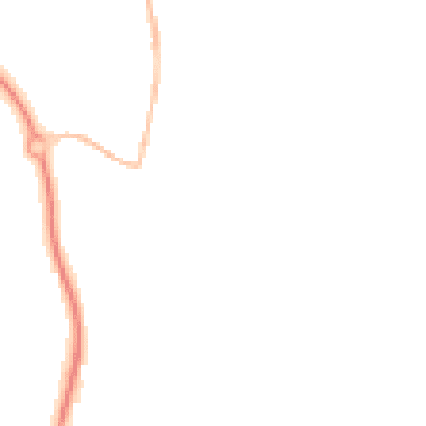 Night-time road noise heatmap for PL26 8WU