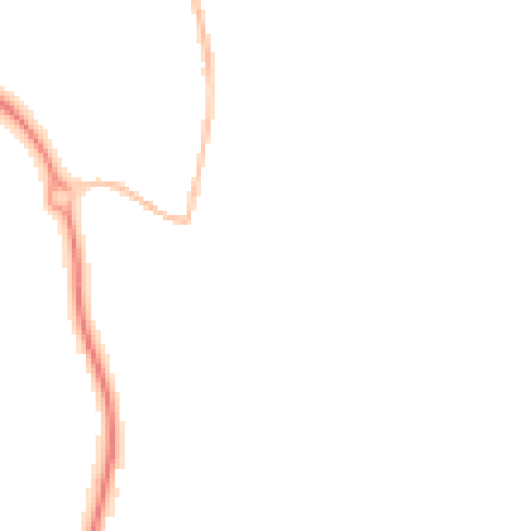 Night-time road noise heatmap for PL26 8WX