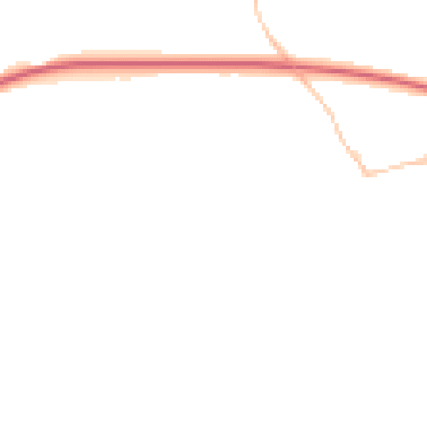 Night-time road noise heatmap for PL27 6DP