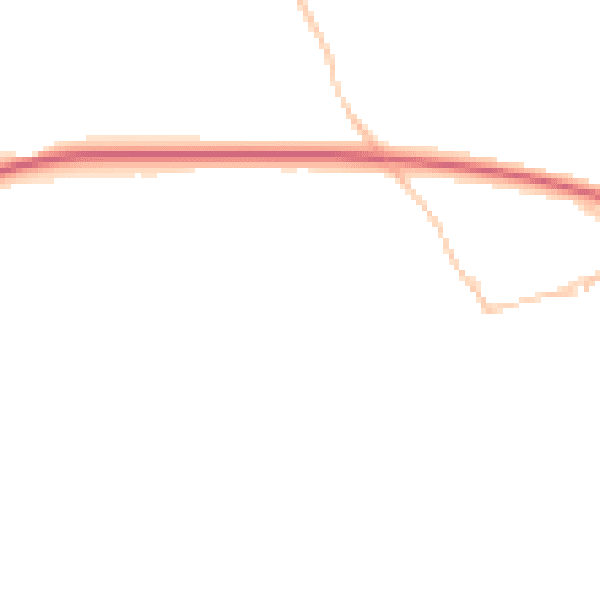 Night-time road noise heatmap for PL27 6DS