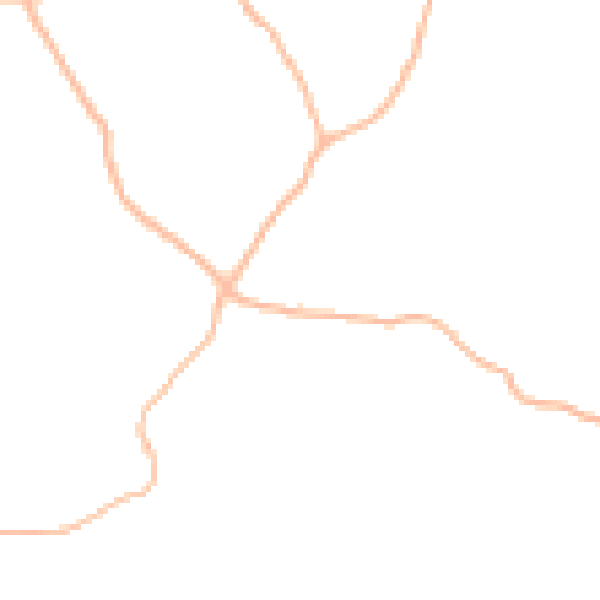 Daytime road noise heatmap for PL27 6EP