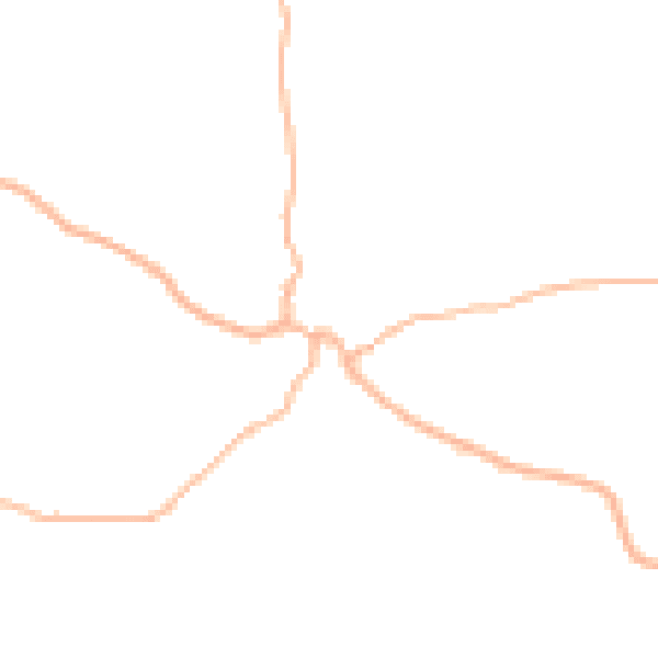 Daytime road noise heatmap for PL27 6EU