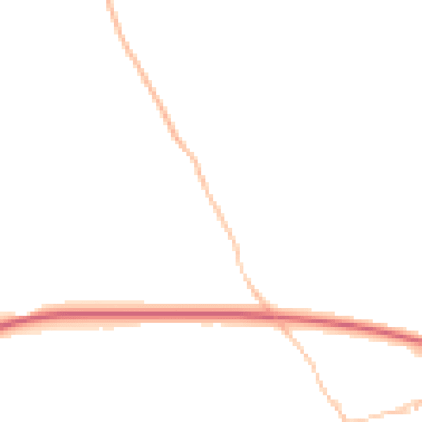 Night-time road noise heatmap for PL27 6EY