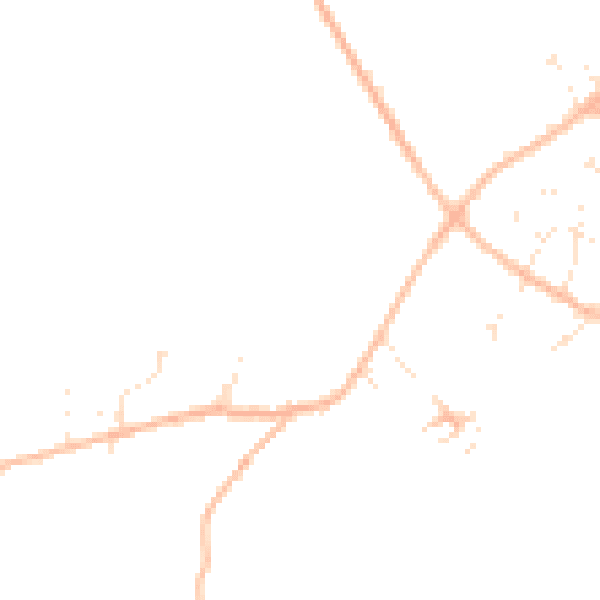 Daytime road noise heatmap for PL27 6LN
