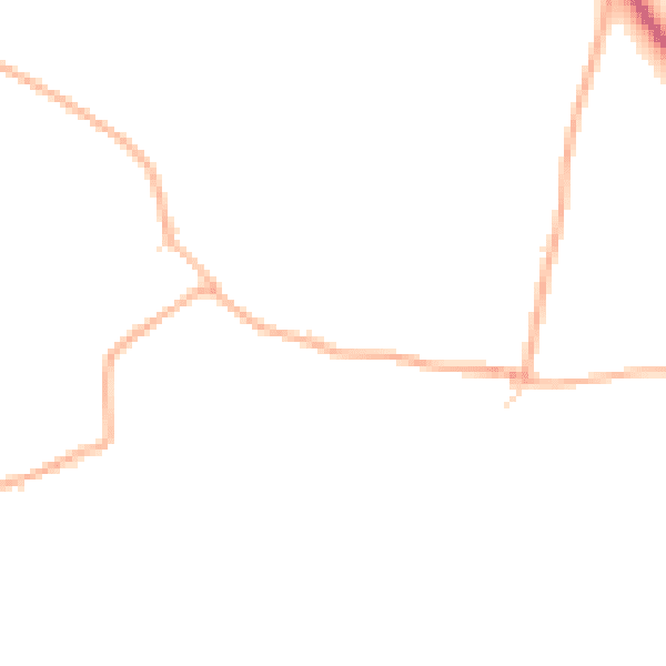 Daytime road noise heatmap for PL27 6QP