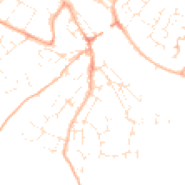 Daytime road noise heatmap for PL27 7FR