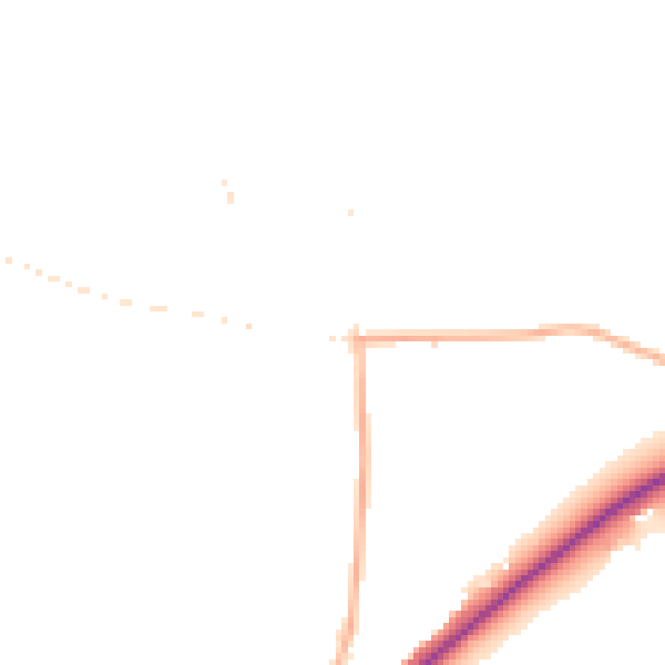 Daytime road noise heatmap for PL27 7JA