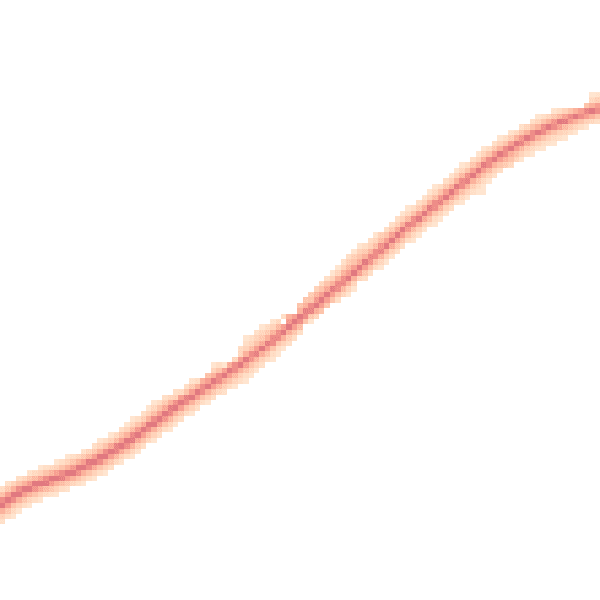 Night-time road noise heatmap for PL27 7JD