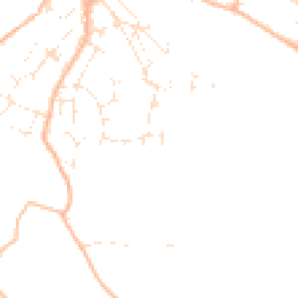 Daytime road noise heatmap for PL27 7PX