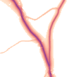 Daytime road noise heatmap for PL30 3AB