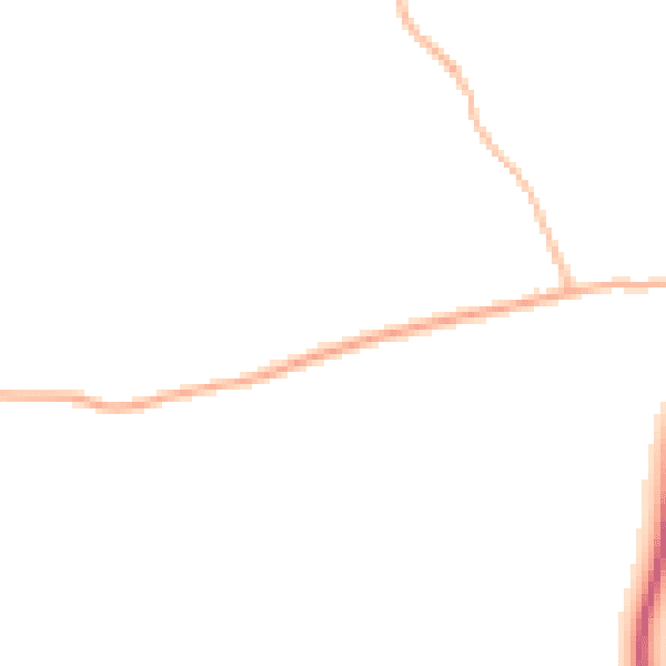 Daytime road noise heatmap for PL30 3BY