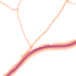 Daytime road noise heatmap for PL30 3DP
