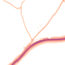 Daytime road noise heatmap for PL30 3EA
