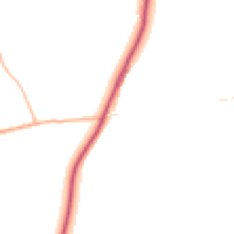 Daytime road noise heatmap for PL30 3EY