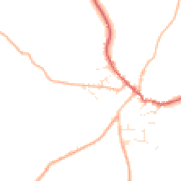 Daytime road noise heatmap for PL30 3EZ
