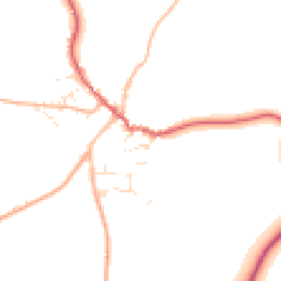 Daytime road noise heatmap for PL30 3JG