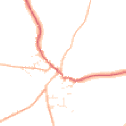 Daytime road noise heatmap for PL30 3JS