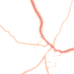 Daytime road noise heatmap for PL30 3JY