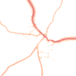 Daytime road noise heatmap for PL30 3LE