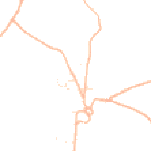 Daytime road noise heatmap for PL30 3ND