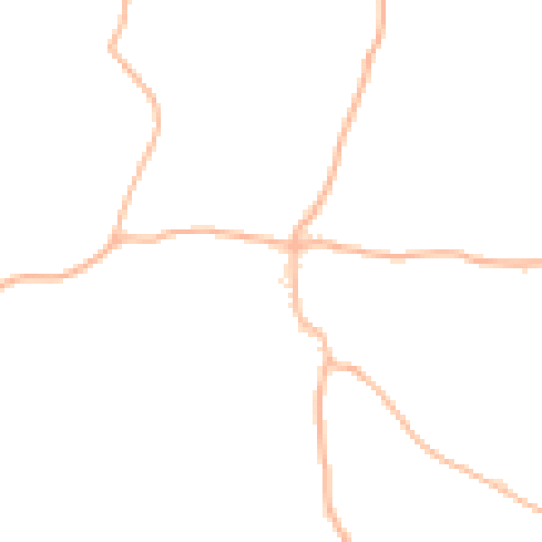 Daytime road noise heatmap for PL30 4BQ