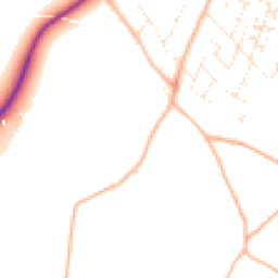 Daytime road noise heatmap for PL30 5BN