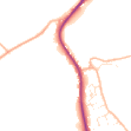 Daytime road noise heatmap for PL30 5ER