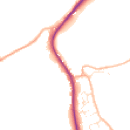 Daytime road noise heatmap for PL30 5ET