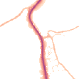 Daytime road noise heatmap for PL30 5EU