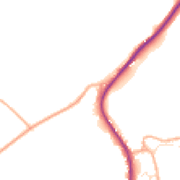 Daytime road noise heatmap for PL30 5HB