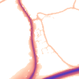 Daytime road noise heatmap for PL30 5HQ