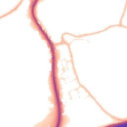 Daytime road noise heatmap for PL30 5JF