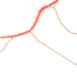 Daytime road noise heatmap for PL34 0AN